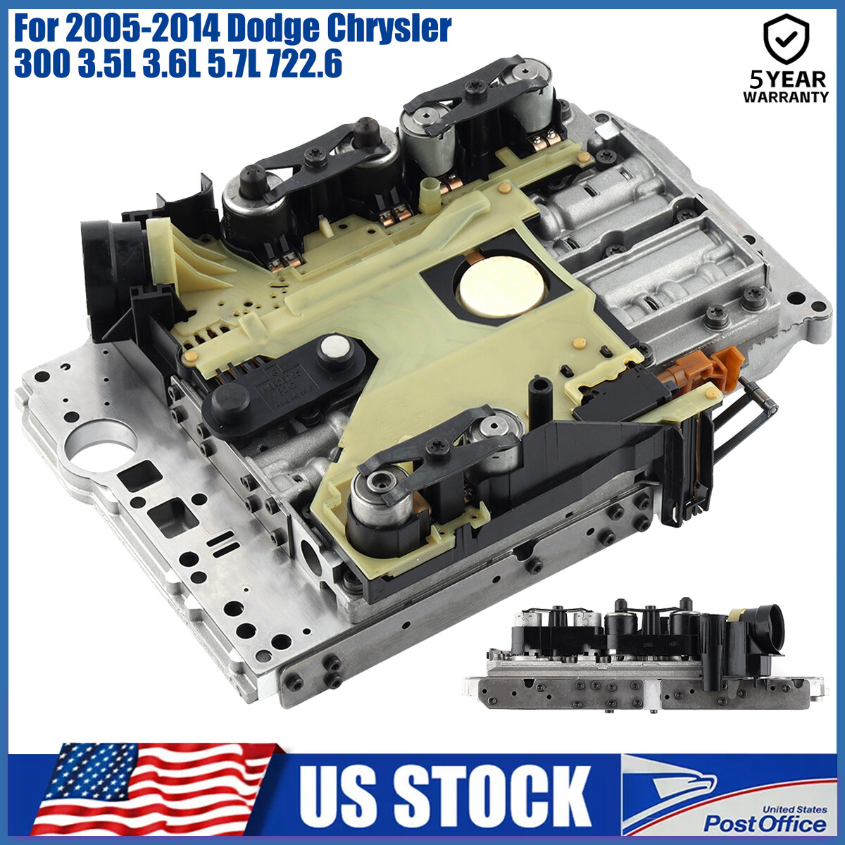 722.6 NAG1 5 Speed Transmission Valve body W/Conductor Plate For Chrysler Dodge