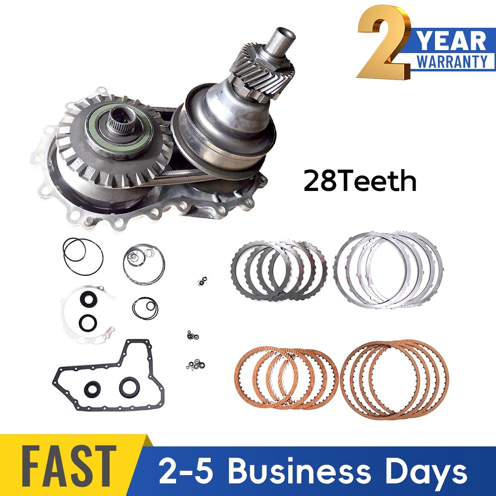For Nissan RE0F09A JF010E Transmission CVT Pulley w/Belt Chain Rebuild Set 28T