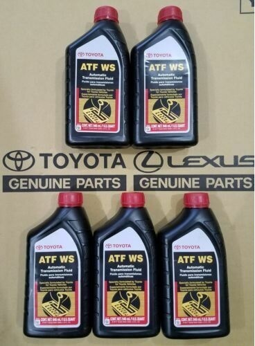 5 Quart GENUINE TOYOTA ATF WS Automatic Transmission oil Fluid (FOR Lexus Scion)