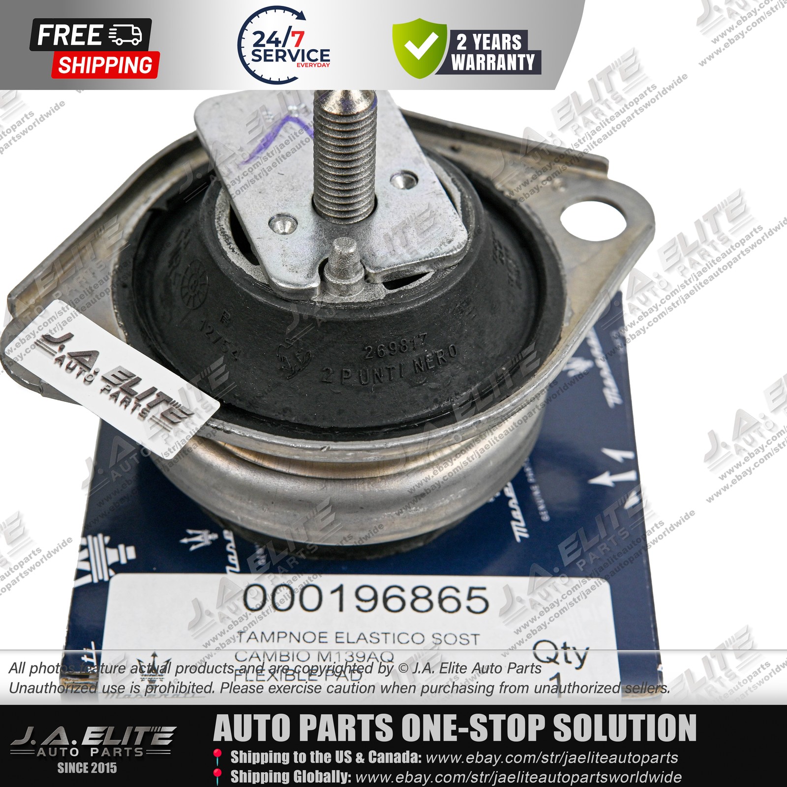 3pcs Genuine Engine & Transmission Mount kit fit Maserati Quattroporte GT GC