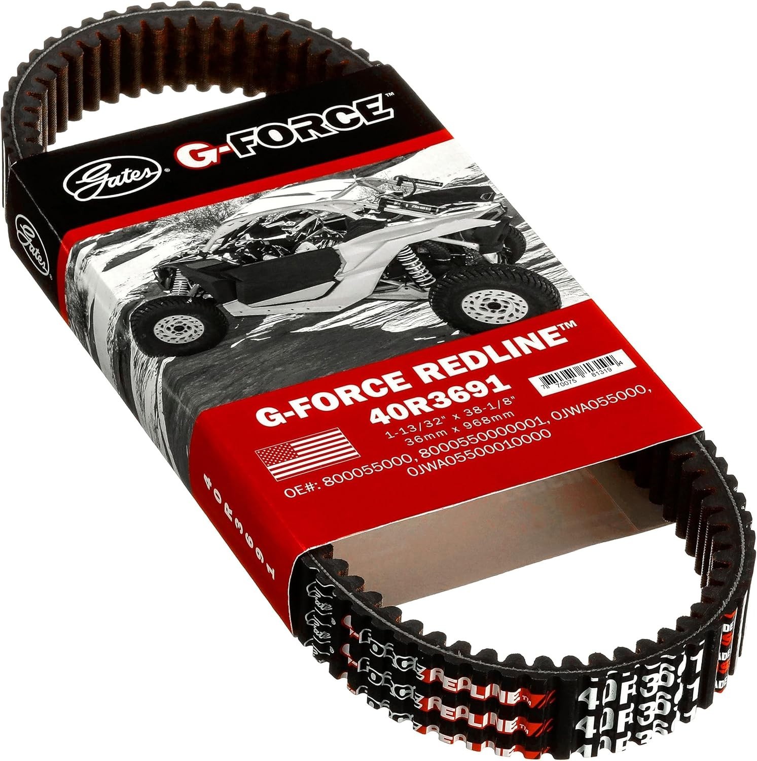 G-Force RedLine Continuously Variable Transmission CVT Belt