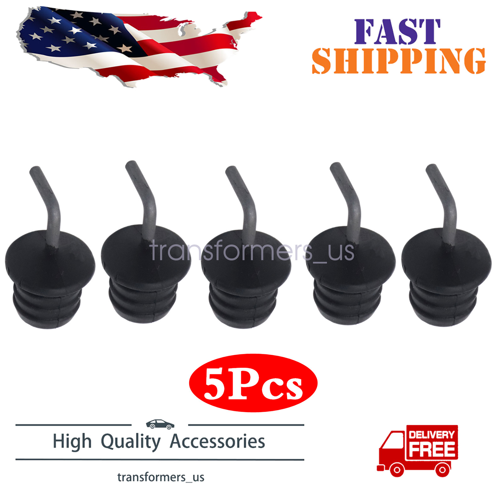 5PCS Automatic Transmission Filler Cap ATF Plug For 14-20 Honda Fit HR-V Civic