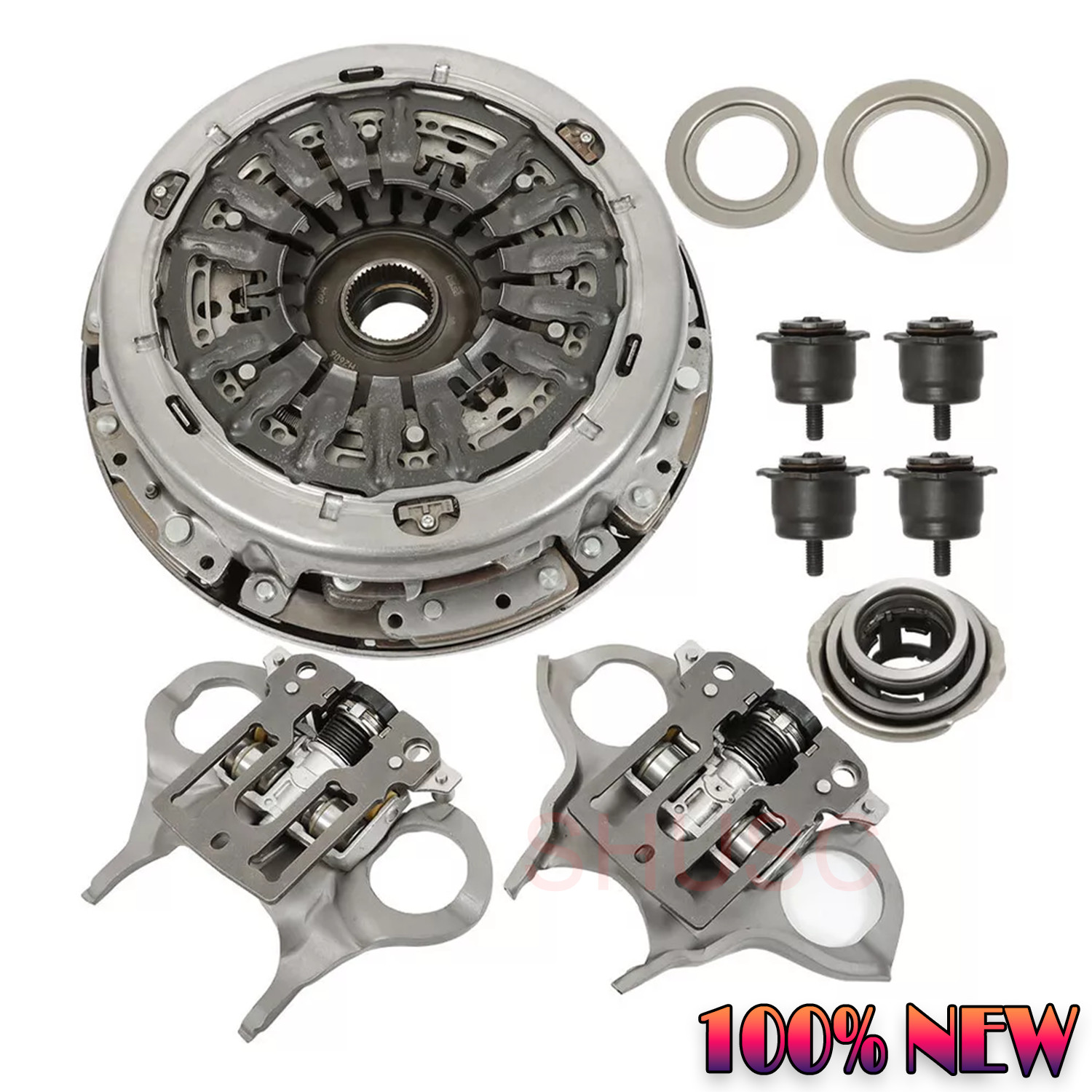 Transmission Dual Clutch Fork Kit For 12 13-2019 Ford Focus Fiesta 6DCT250 DPS6