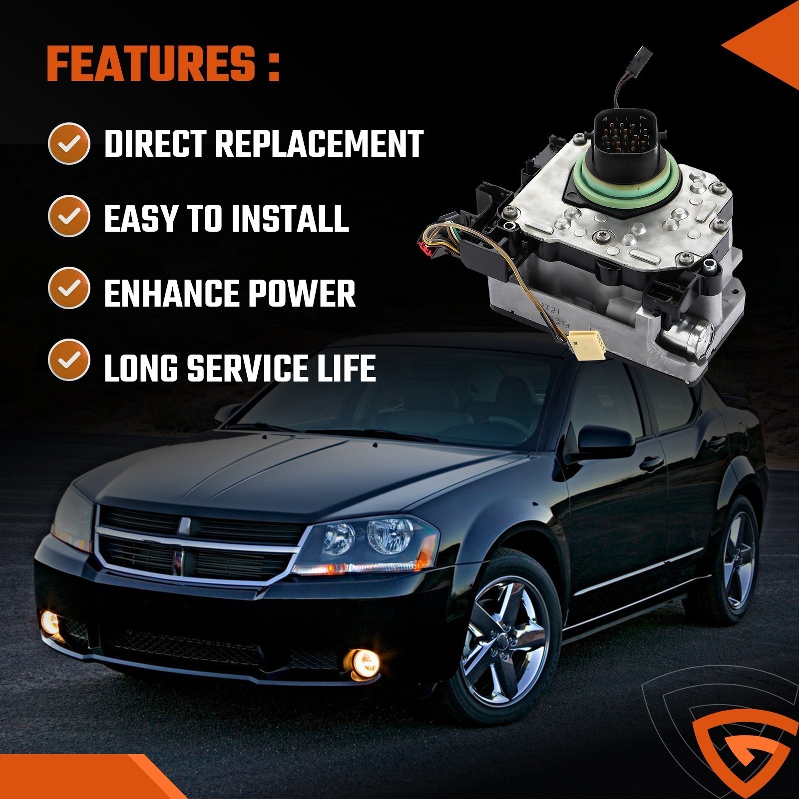 62TE Transmission Valve Body Complete with Solenoid Pack For Dodge Chrysler US