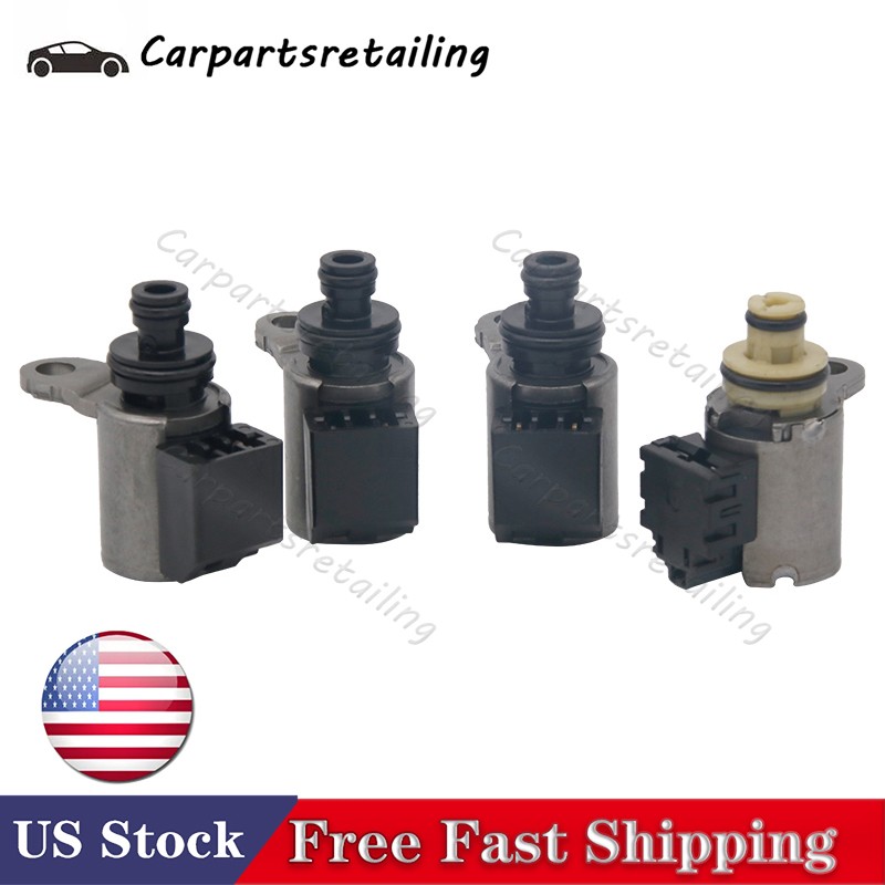 4PCS CVT Transmission Solenoid JF011E RE0F10A F1CJA G7T23082 For Nissan Dodge US