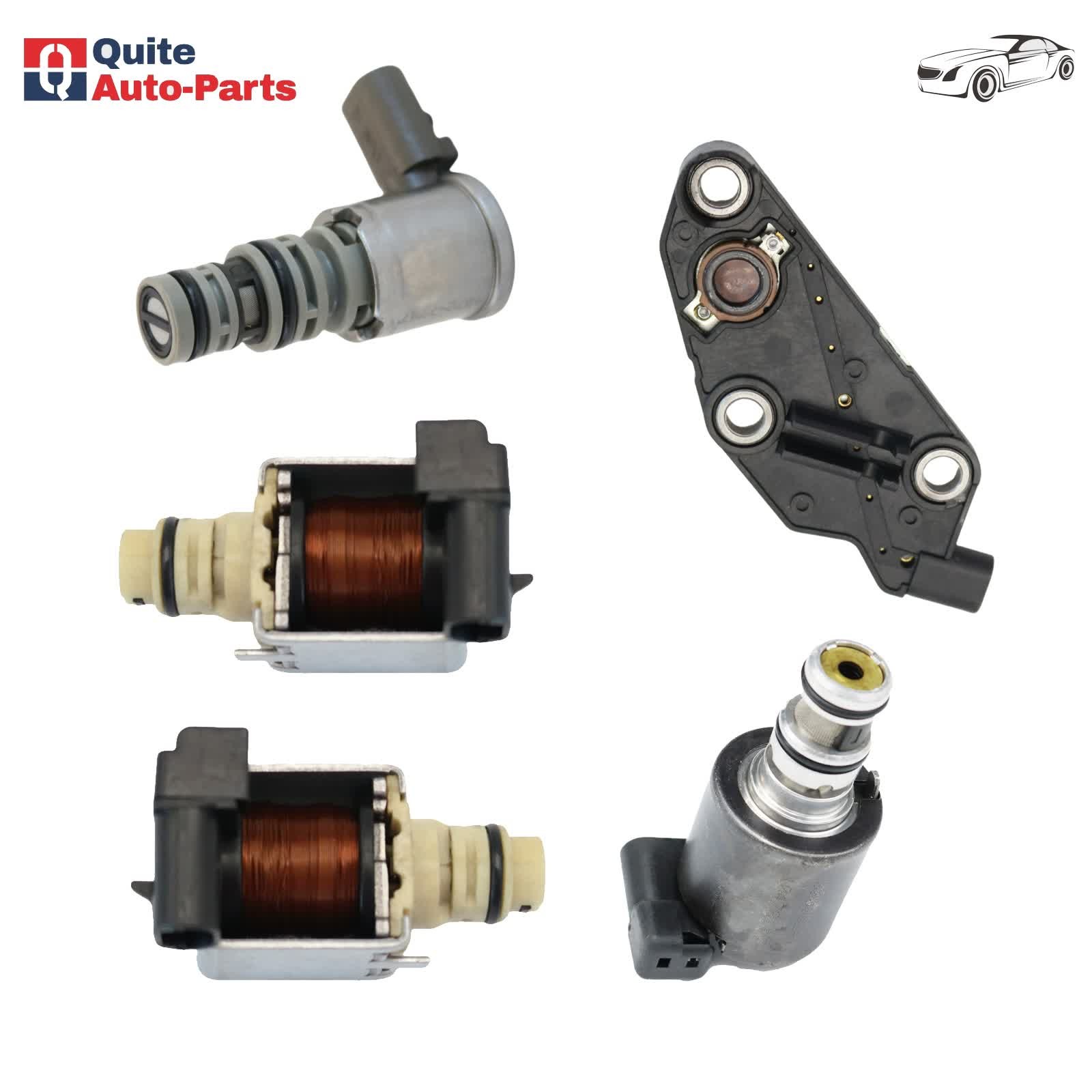 Set of 5 Transmission Solenoid For Chevrolet Impala Buick Lucerne Pontiac 3.9L