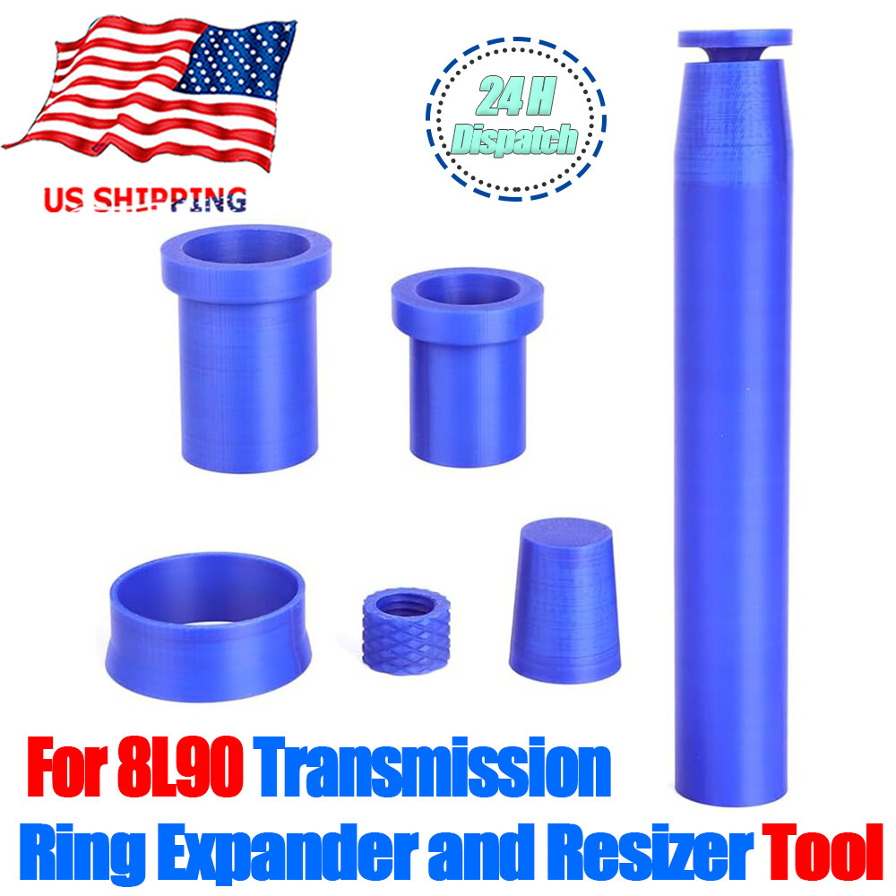 6x Transmission Ring Expander and Resizer Tool Kit For 8L90 Trans Tools Blue US
