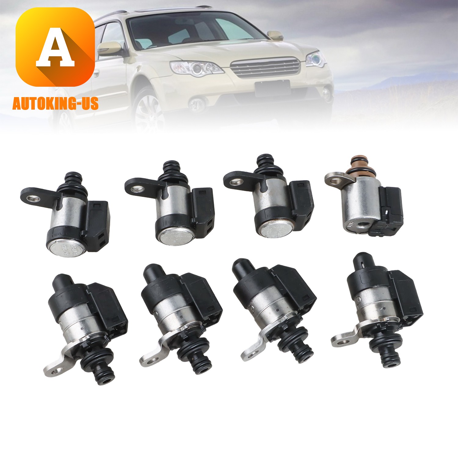 8pcs 5EAT Transmission Solenoid Kit for Subaru 31705-AA430 5-Speed 31705AA430