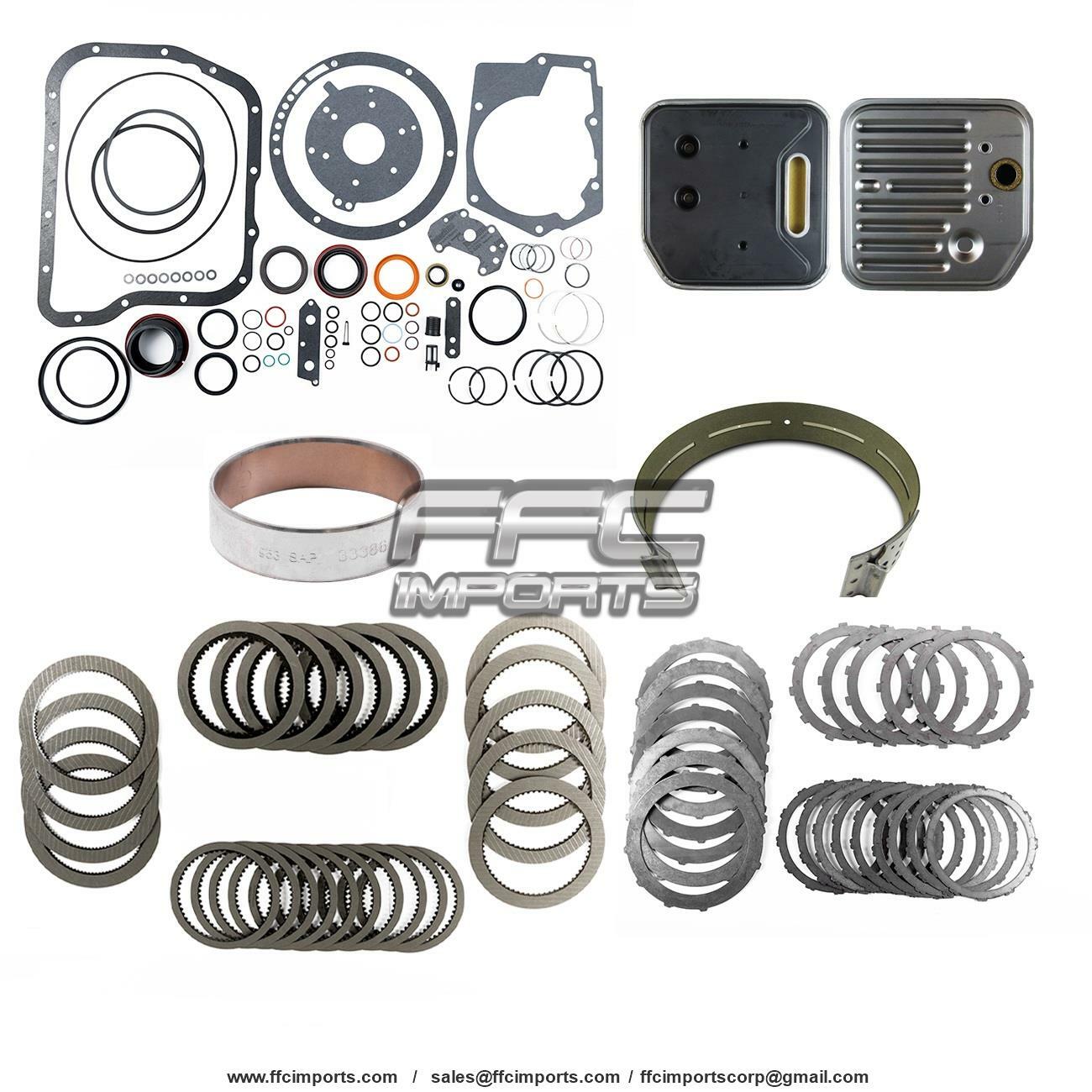 48RE A618 Super Master Rebuild KIT 03-10 WITH Filter Band Friction Steel Bushing