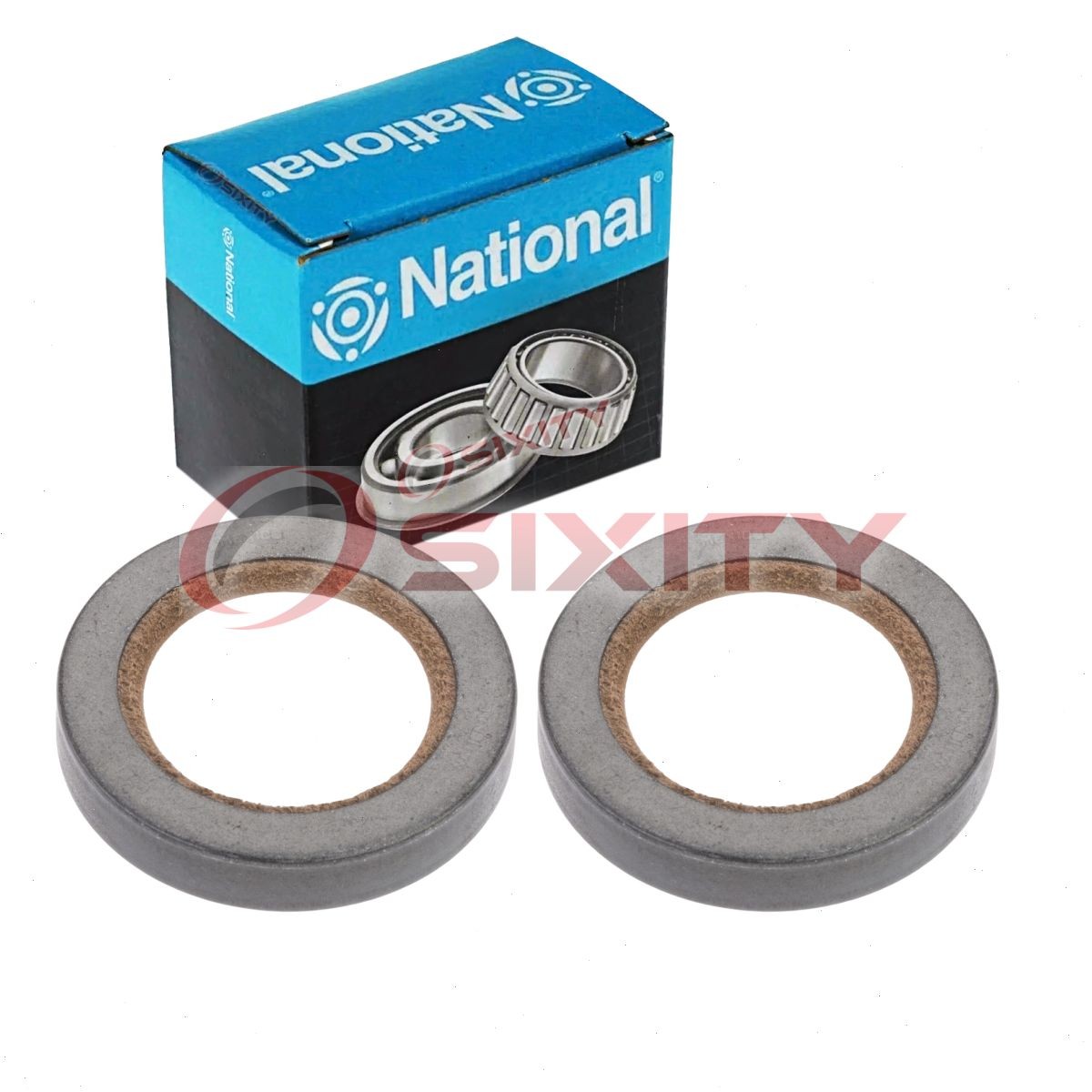 2 pc National Front Inner Wheel Seals for 1961-1972 Dodge P200 Van Driveline qk