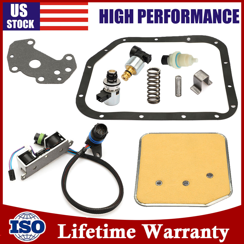 Solenoid Service & Upgrade Kit 46RE 47RE 48RE A518 For Dodge 1994-99 Heavy-Duty