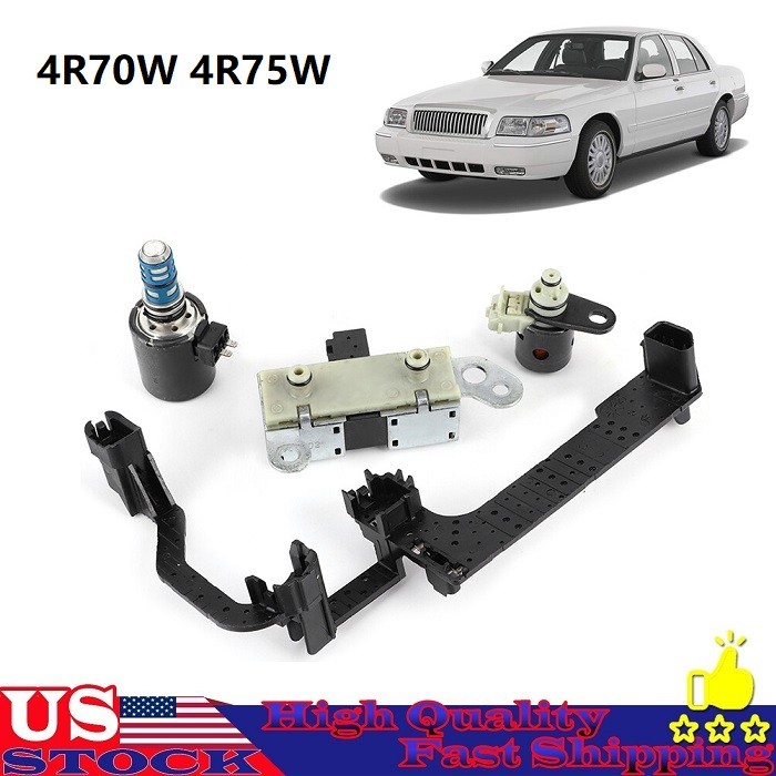4Pcs Transmission Solenoid Valve Kit For Ford E150 E250 E350 F150 4R70W 4R75W BT