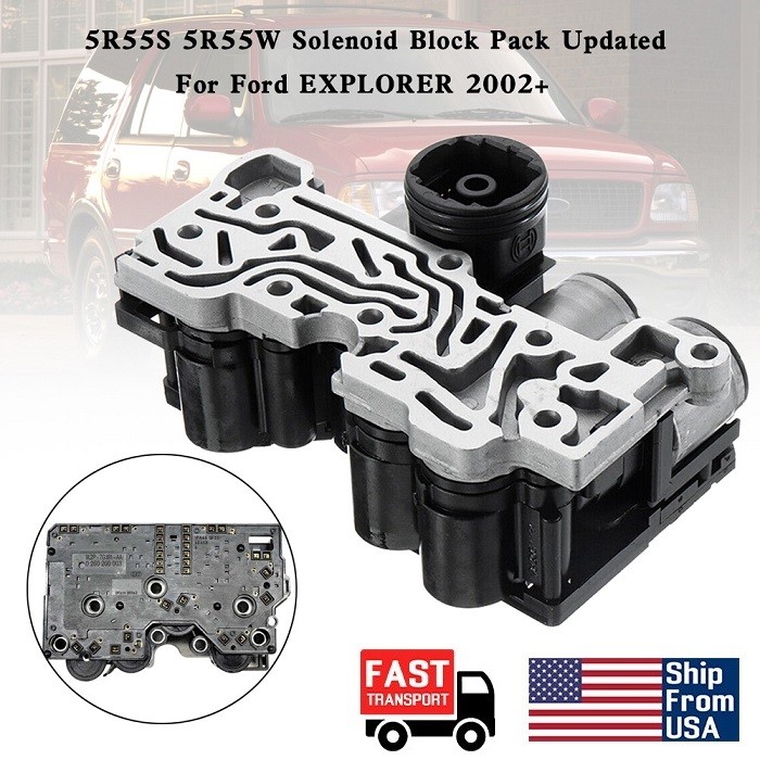 5R55S 5R55W solenoid block pack updated for Ford EXPLORER 2002