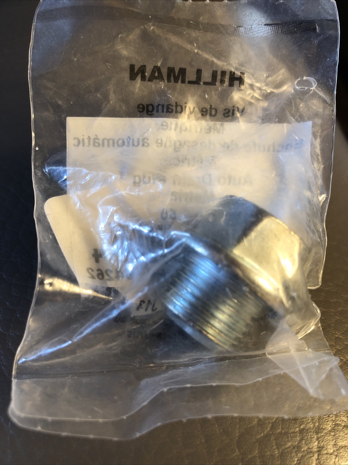 Hillman Auto Drain Plug M18-1.50