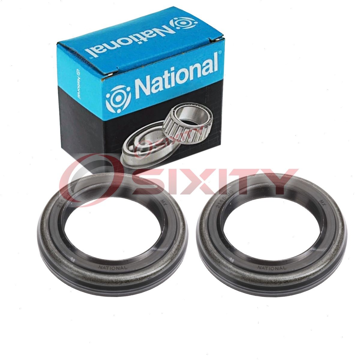 2 pc National Rear Wheel Seals for 1969 Buick GS 400 Driveline Axles Gaskets mn