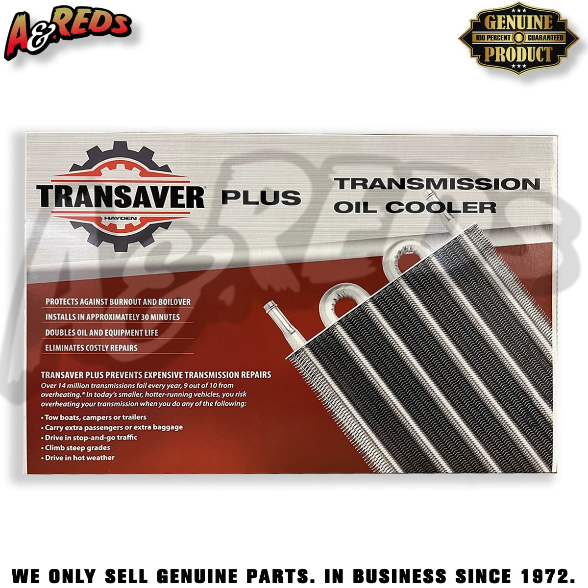 Hayden Transaver Plus Transmission Oil Cooler 3/4 x 7.5 x 15.5 (#1404)