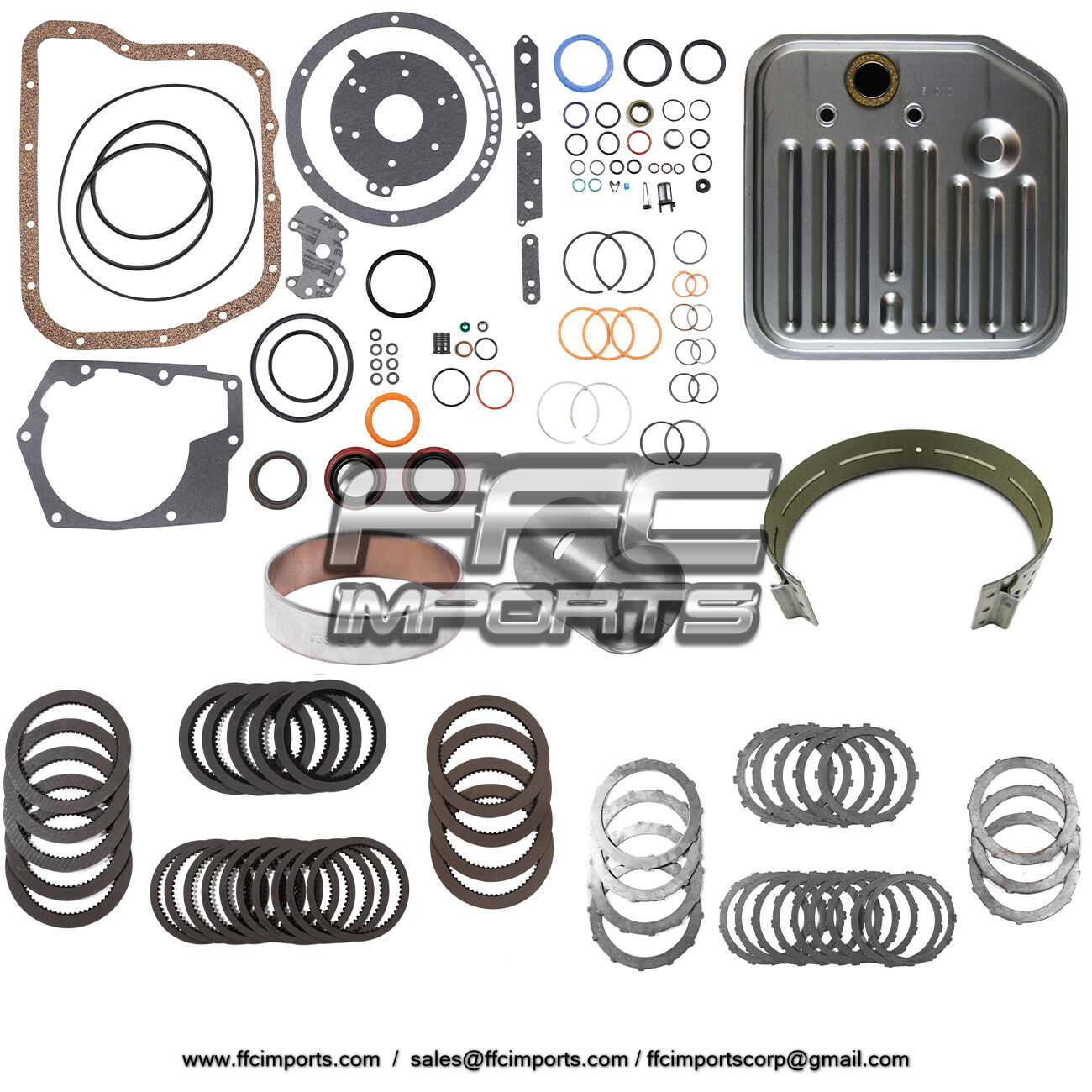 A518 46RE A618 47RE Super Master Rebuild KIT 98-02 W/ Plates Filter Band Bushing