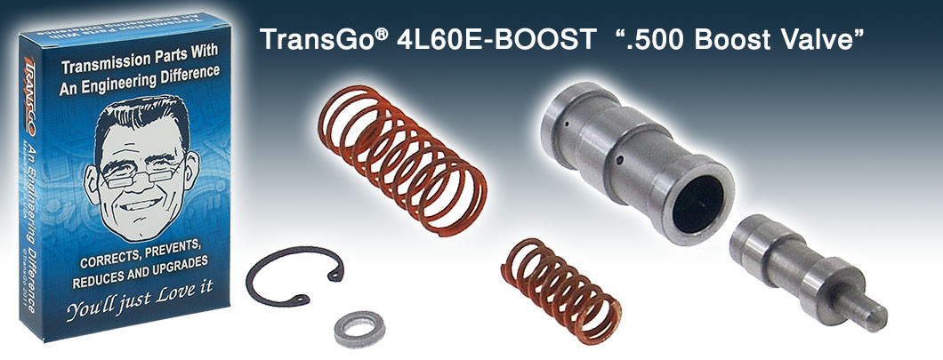TRANSGO 4L60E-BOOST .500 Boost Valve & Bushing 1993-2020