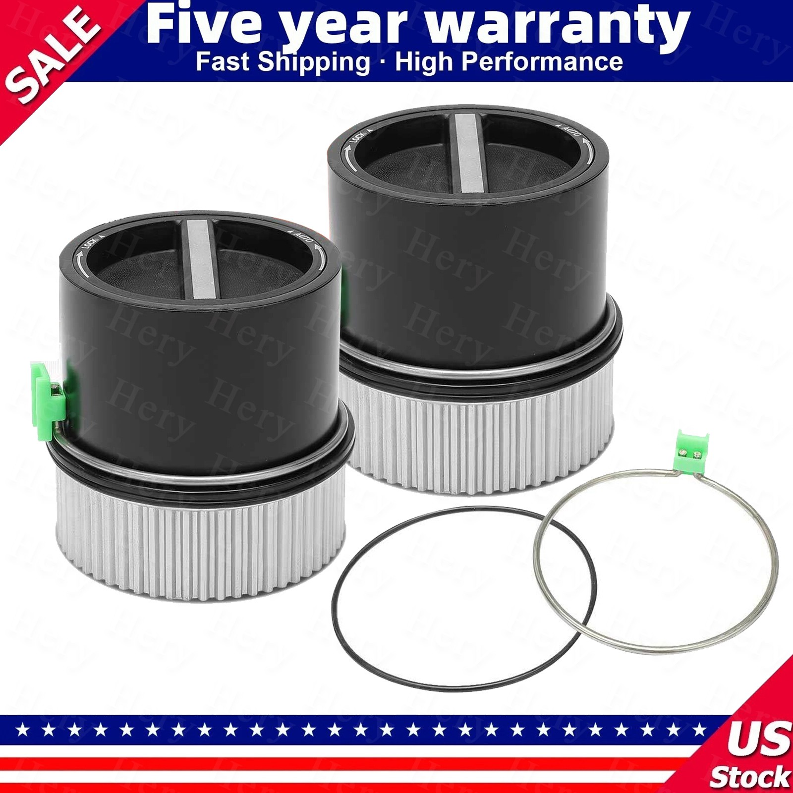 Pair 4WD Automatic Hub Lock For Ford F250 F350 Super Duty 99-04 600-203