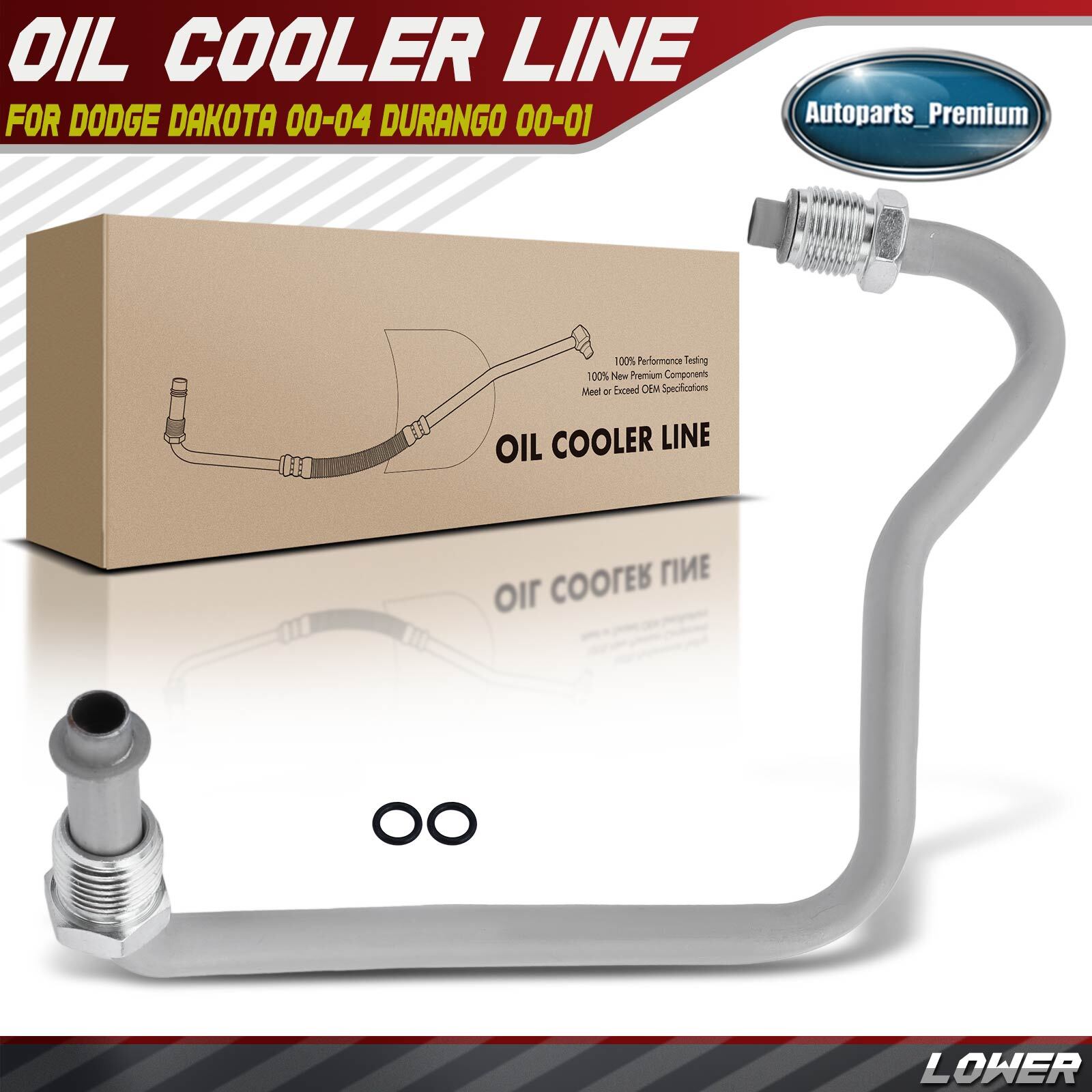Auto Trans Oil Cooler Hose Assembly for Dodge Dakota 2000-2004 Durango 2000-2001