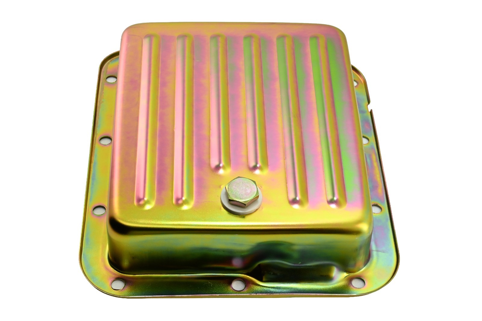 Steel Transmission Pan Fits Ford C4 – Pan Fill Style – Zinc-Plated