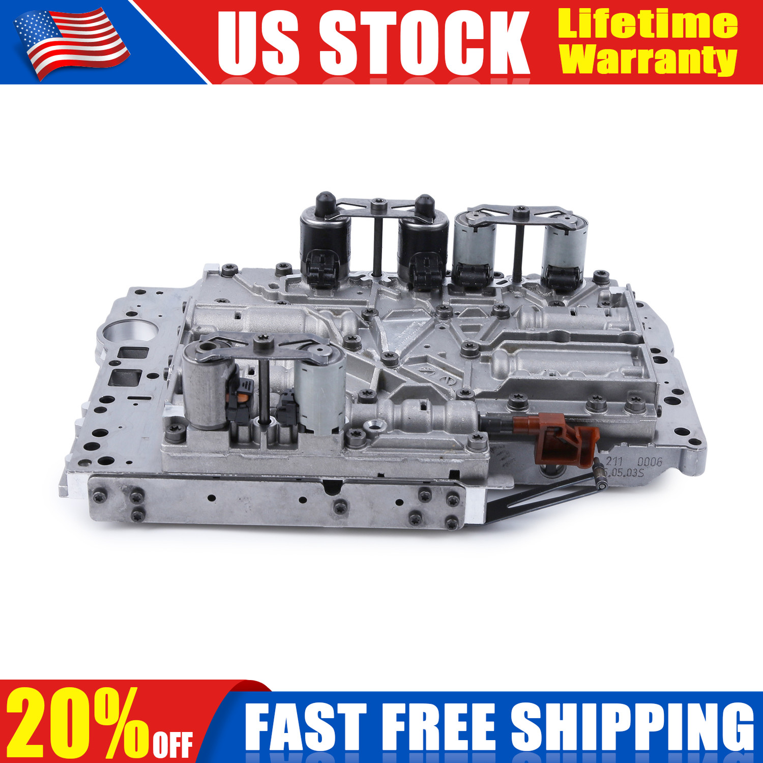 TRANSMISSION VALVE BODY WITH 6PCS SOLENOID FOR CHRYSLER FOR MERCEDES-BENZ 722.6