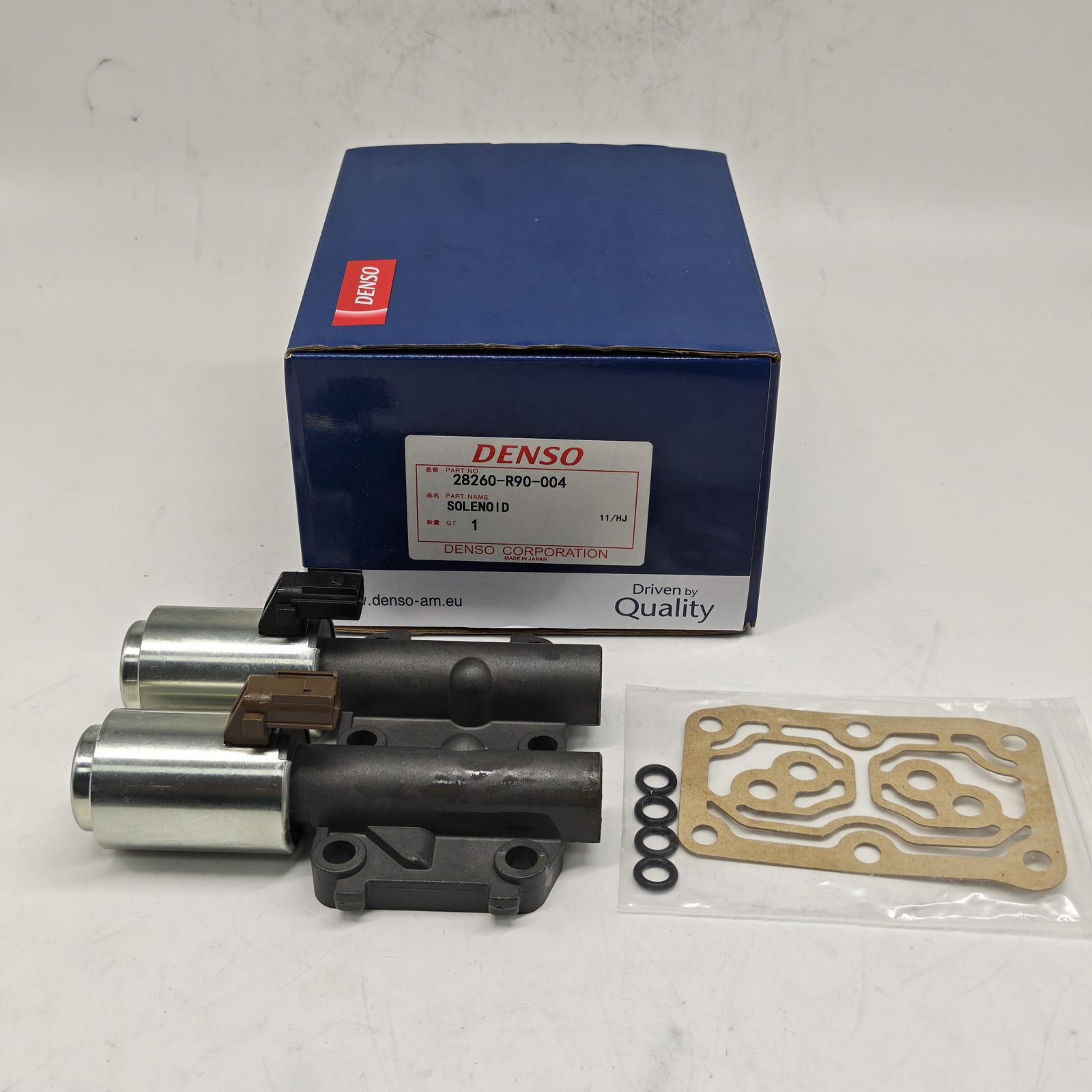 Denso Transmission Solenoid Pair #28260-RPC-004 #28250-RPC-003 for Honda Civic