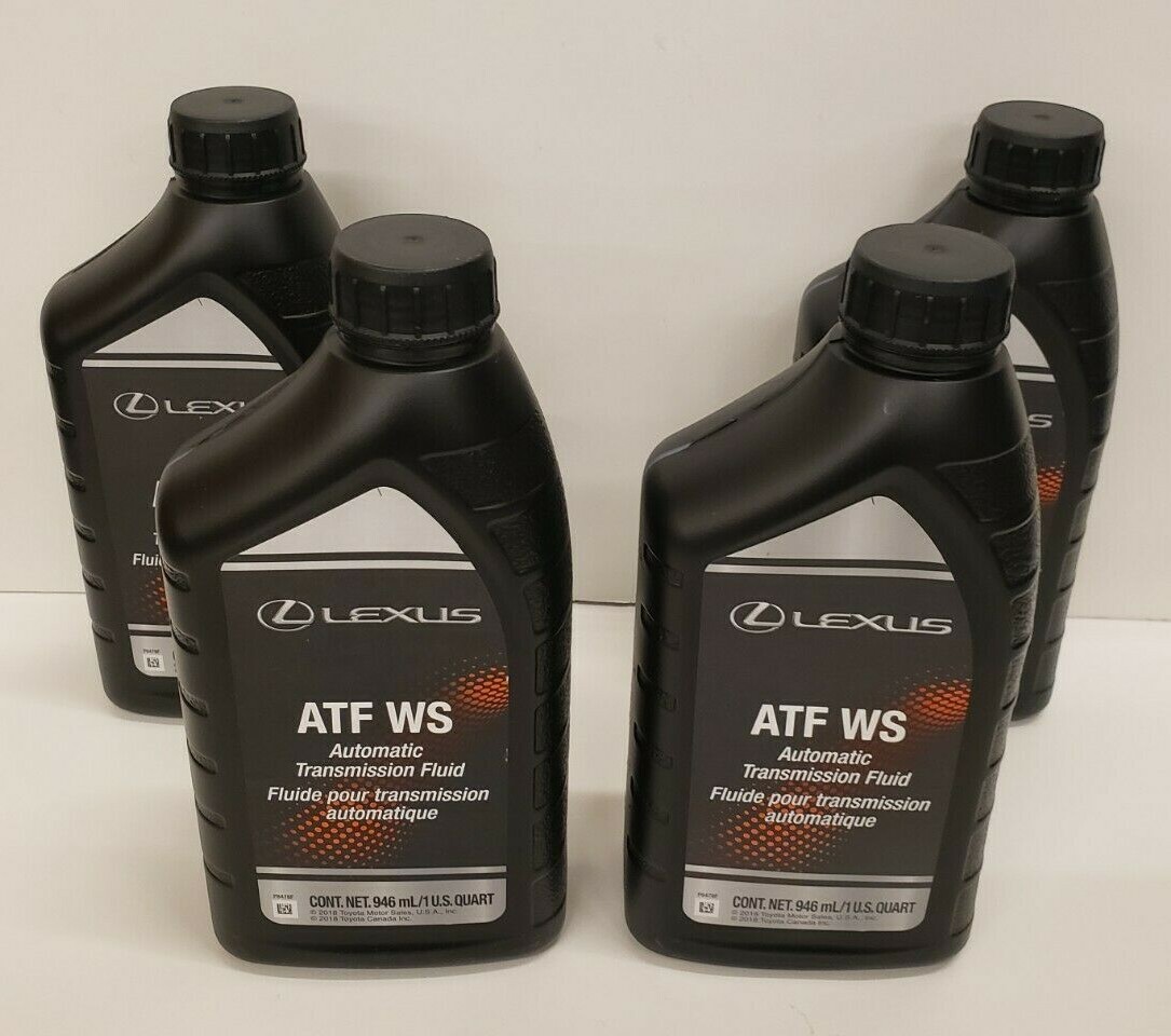TOYOTA / LEXUS OEM WORLD STANDARD WS TRANSMISSION FLUID 4 QT 00289-ATFWS