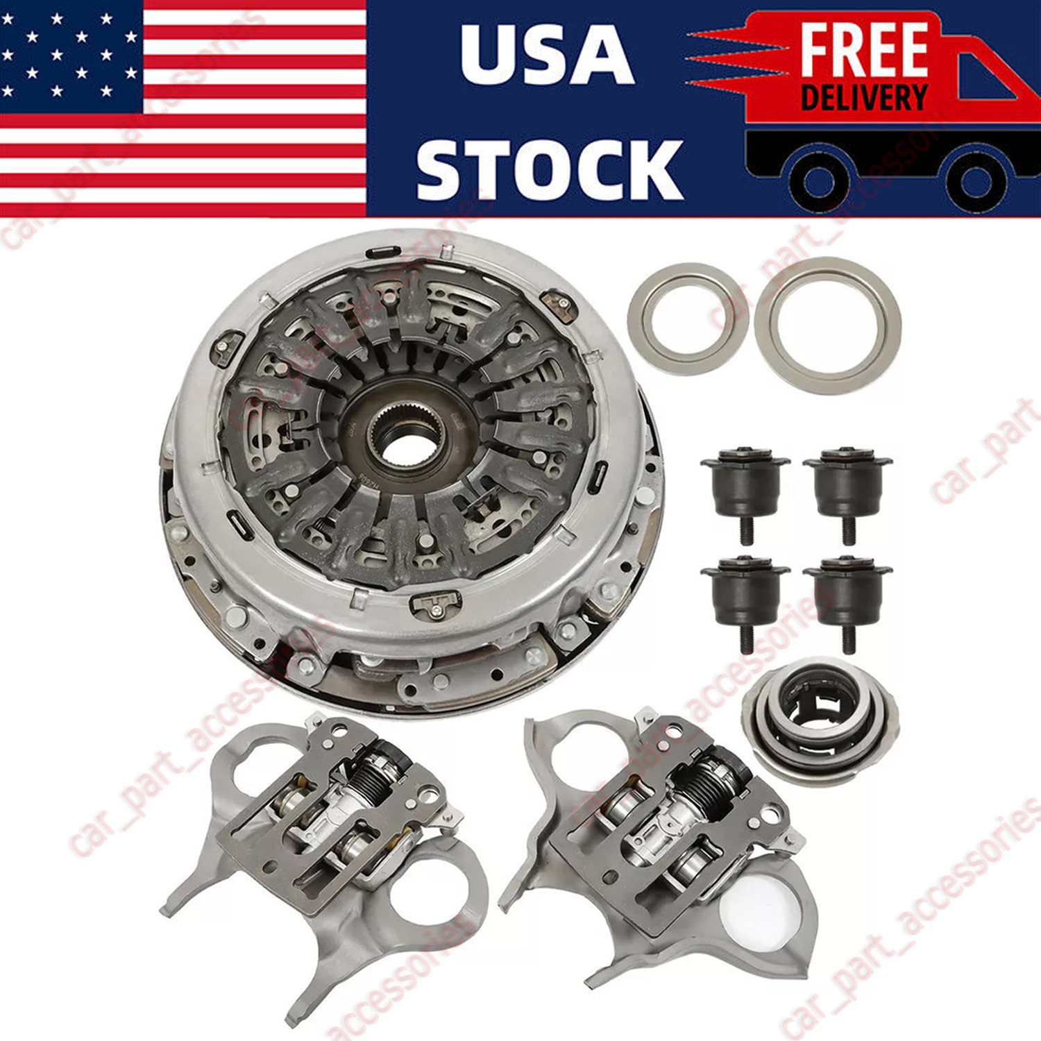 Transmission Dual Clutch Fork Kit Fits 2012-2019 Ford Focus Fiesta EcoSport NEW