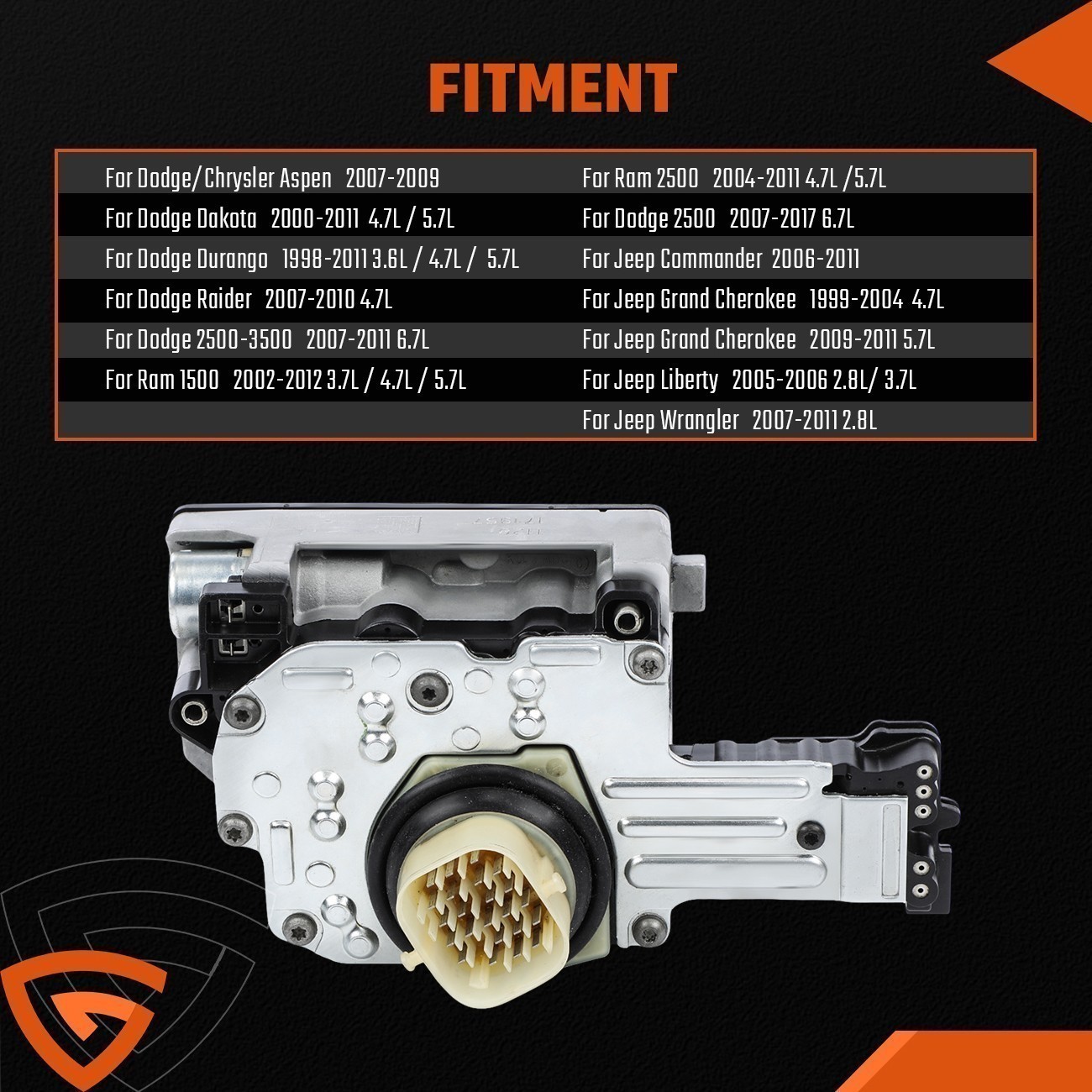45RFE 545RFE 68RFE Transmission Shift Solenoid Block For Jeep Dodge Chrysler Ram