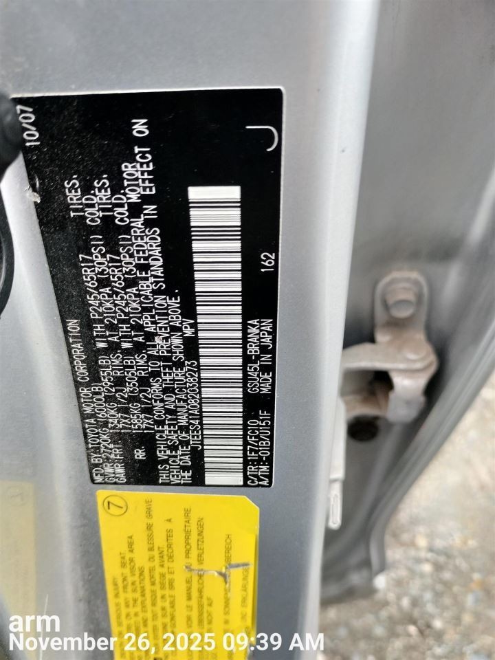 TRANSFER CASE OEM 08-13 TOYOTA HIGHLANDR 1YR WRNTY