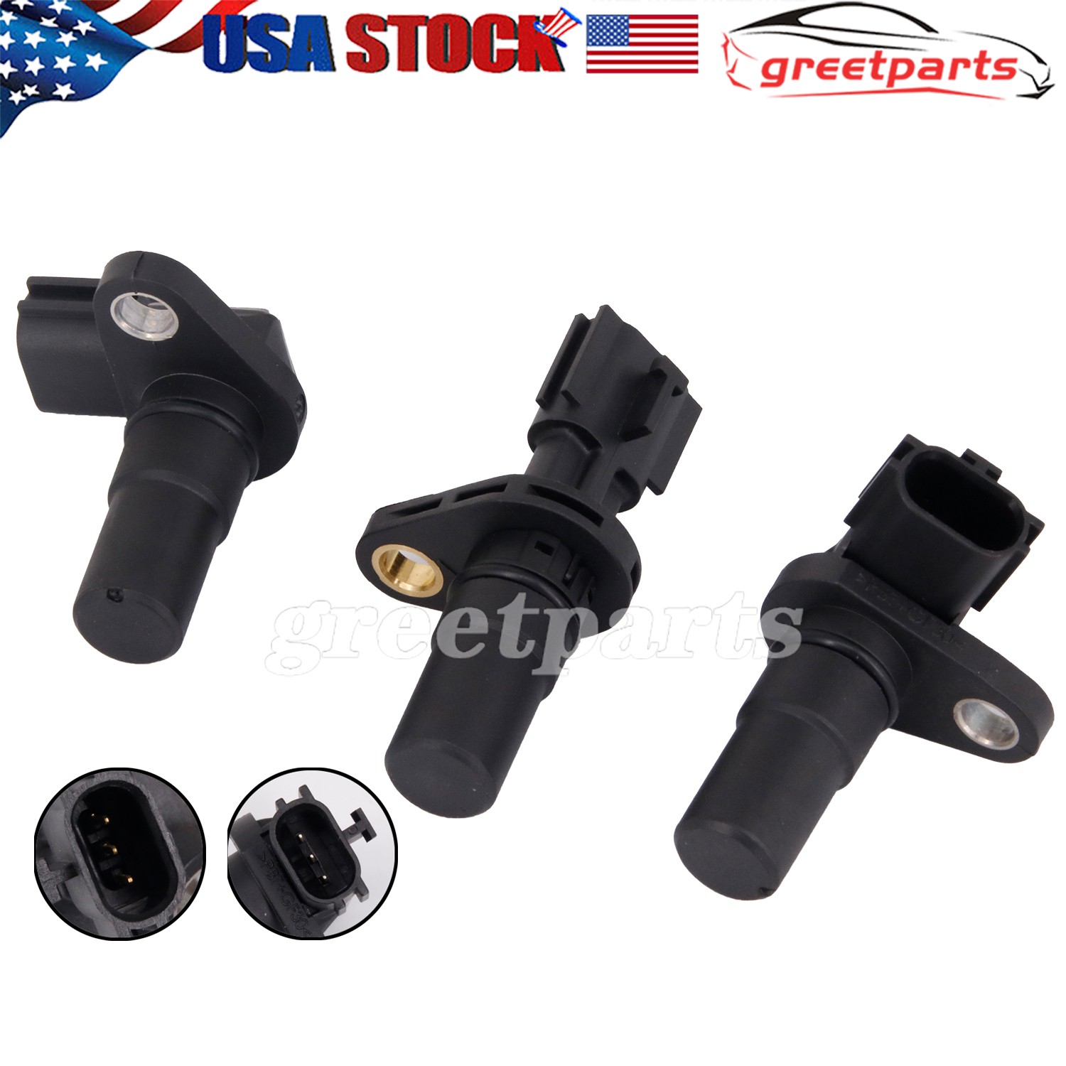 3Pcs Input Output Speed Sensor For Nissan Series CVT 31935-1XF00 31935-1XF01 US