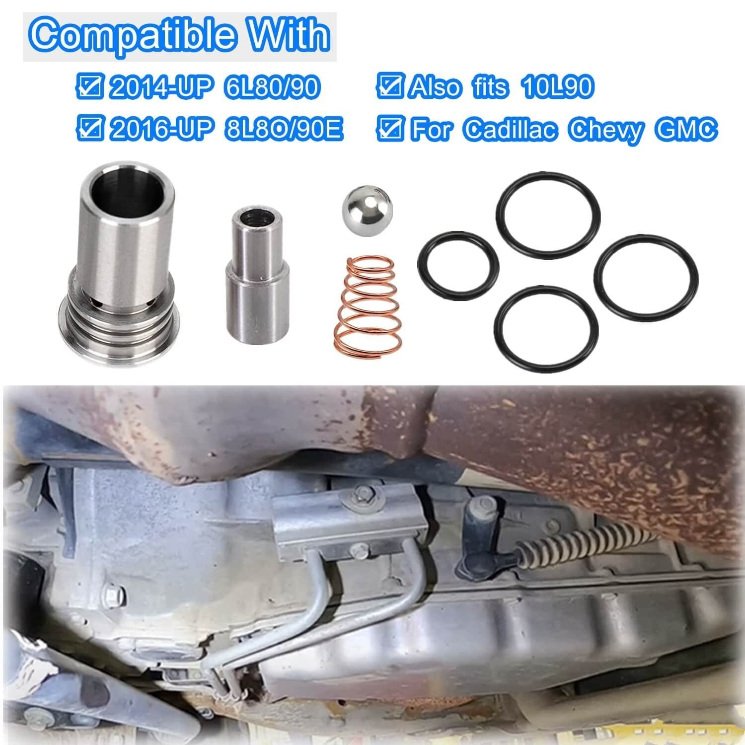 Transmission Cooling System Upgrade Kit for GM 6L80 6L90 8L80 8L90E 10L90 – Supe
