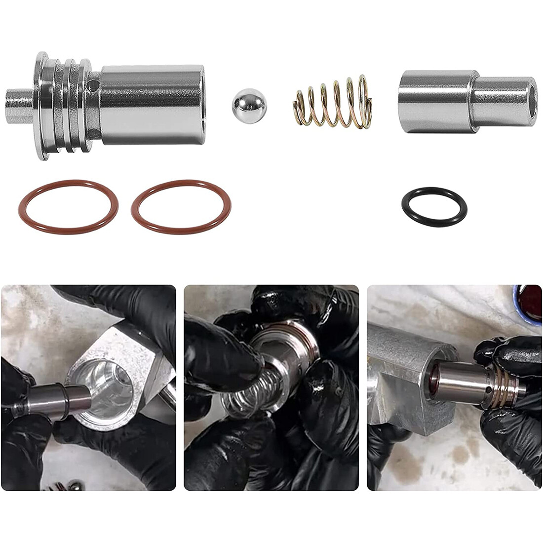 Transmission Cooling System Upgrade Kit Flow Bypass Valve Kit For GM 6L80 STL010