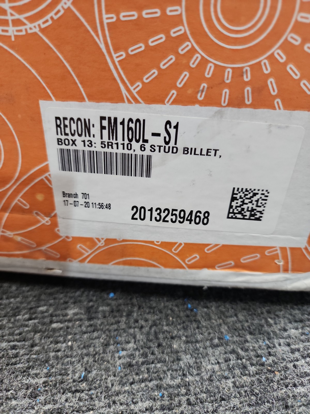 Recon Torque Converter FM160L-S1 5R110 6 Stud Billet