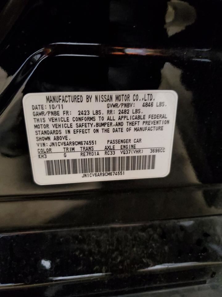 Automatic Transmission 7 Speed Sedan AWD Fits 12-13 INFINITI G37 386563