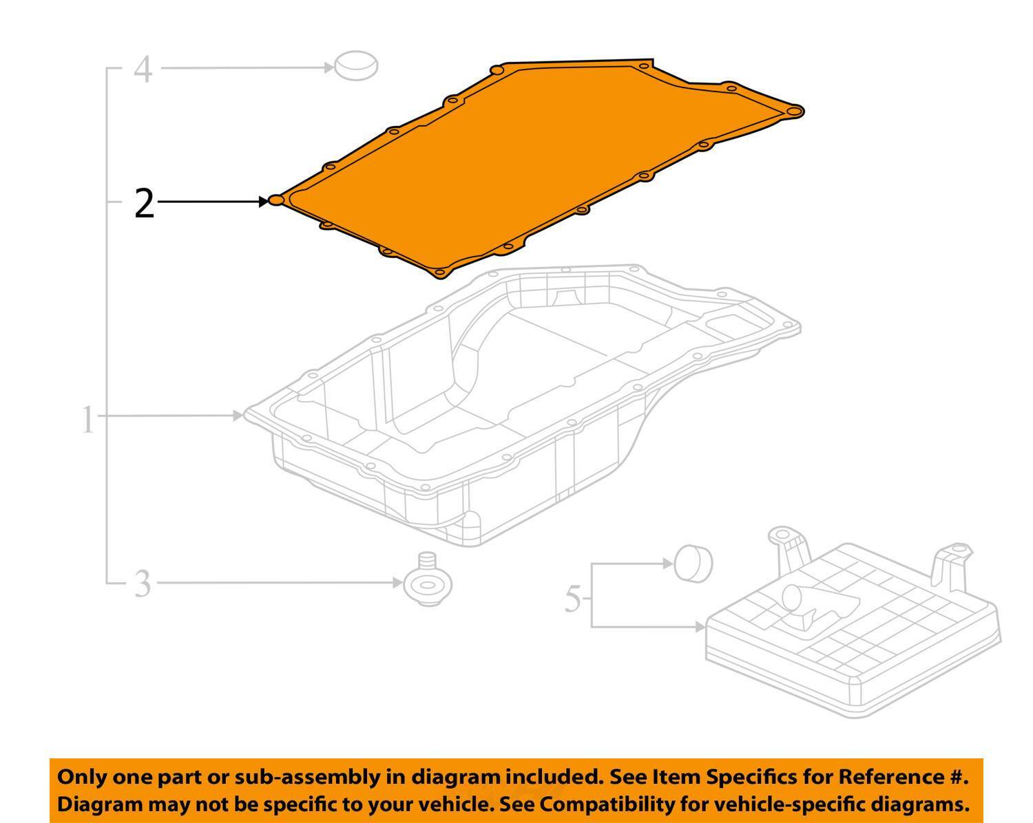 GM OEM 20-24 Sierra 2500 HD Transmission Components-Trans Pan Gasket 24297922