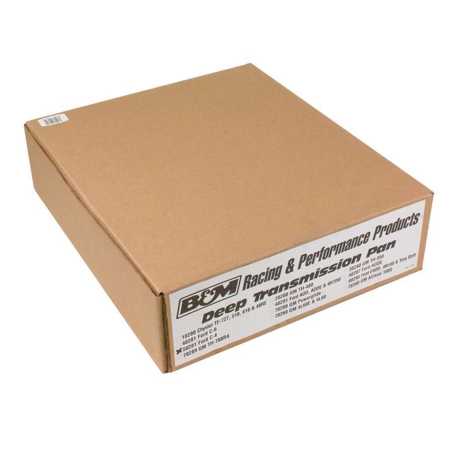 BandM Automotive 50281, Kit Natural Aluminum Fits Ford C4 Alum Deep Pan Performa