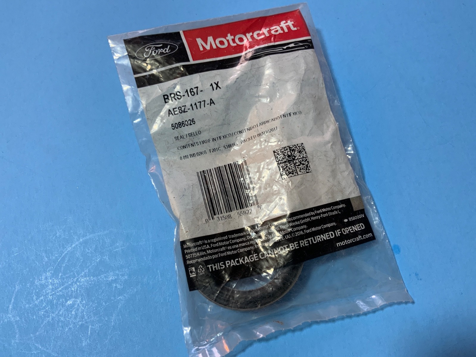 Genuine Ford OE Seal AE8Z-1177-A,MOTORCRAFT BRS-167