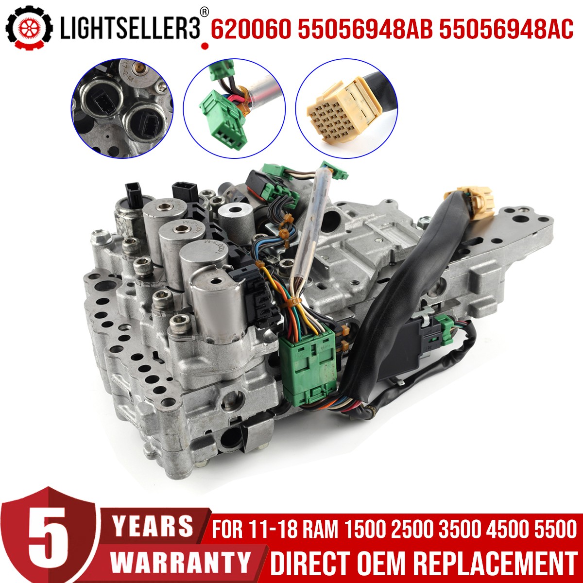 JF011E For Nissan 2008-2013 Rogue L4 2.5L CVT Valve Body Stepper Motor FWD/AWD