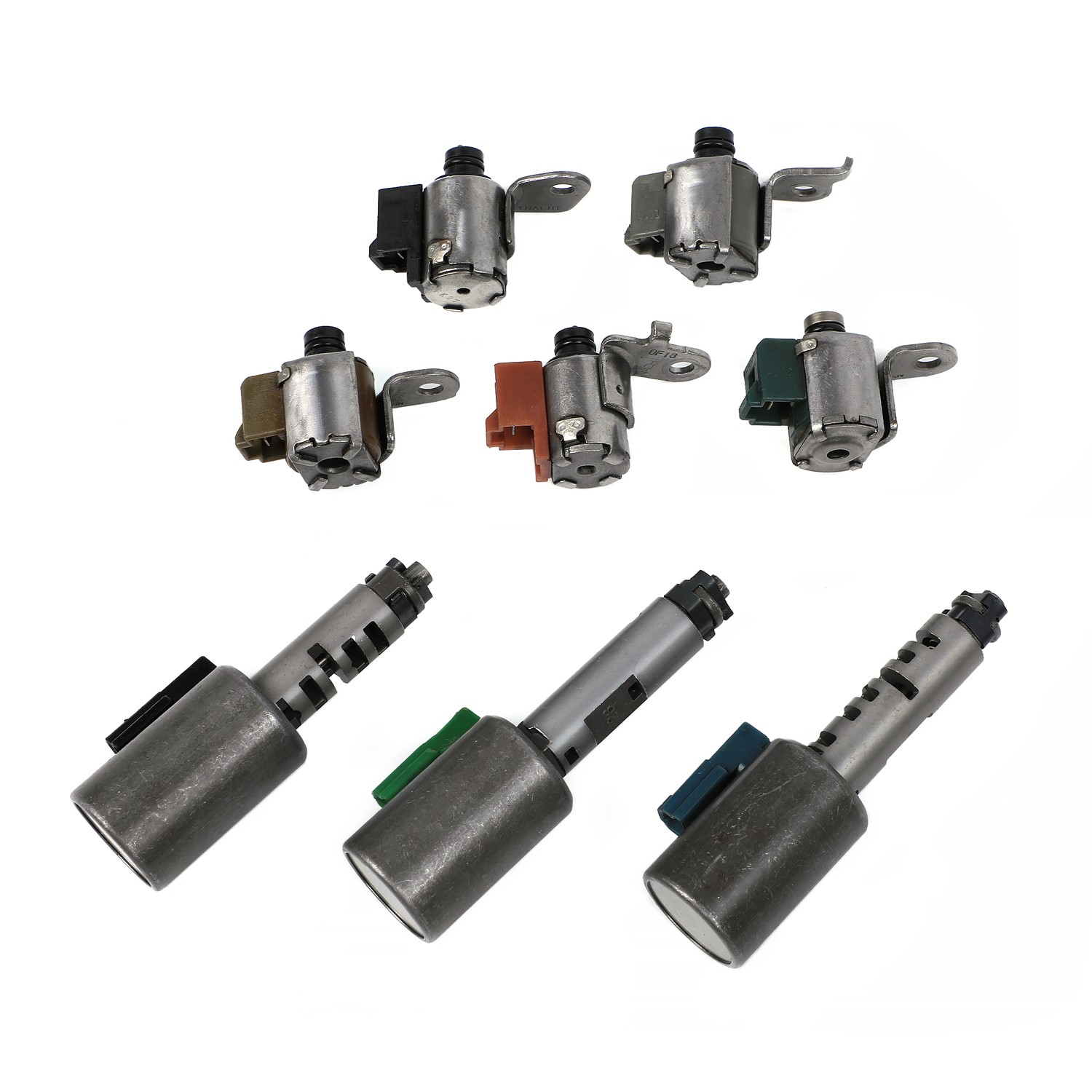 8pcs Transmission Solenoids Set Kit for AW55-50SN AW55-51SN AF33-5 AW235 RE5F22A