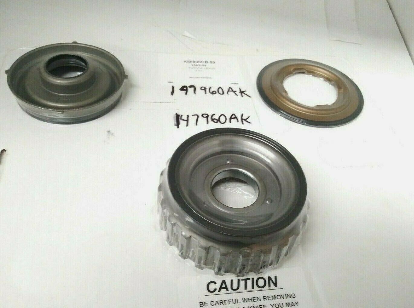 . For Toyota A760 A761E Bonded Molded Piston Kit 2002-2017