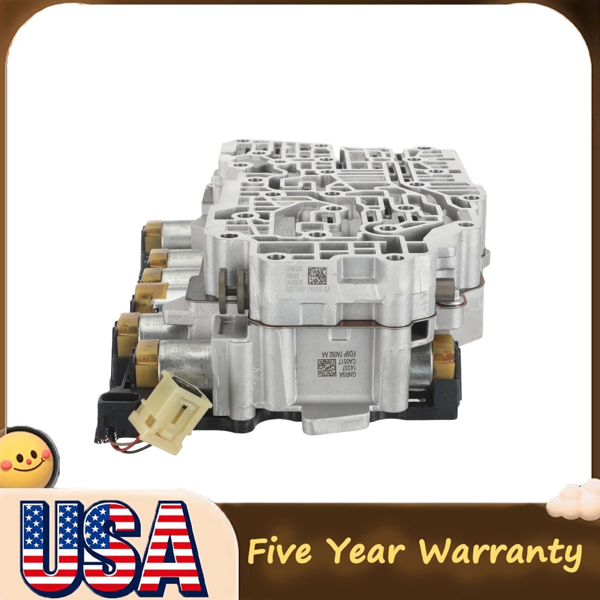 6F35 Transmission Valve Body With Solenoids For Ford CV6Z7G391A