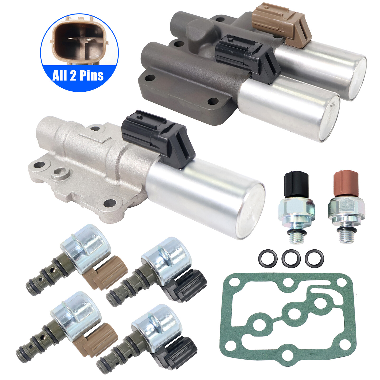 Transmission Solenoid Kit 28250-P6H024 For Honda Accord Acura MDX Replacement