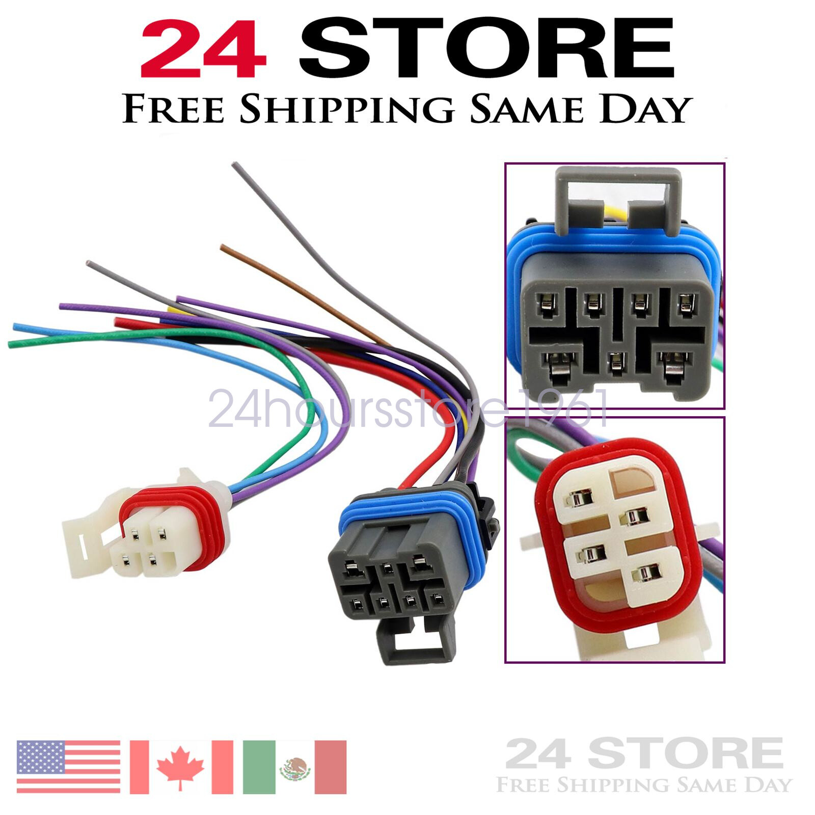 New Neutral Safety Switch Connector 7PIN & 4PIN Fit For Pontiac 1995 Sunfire