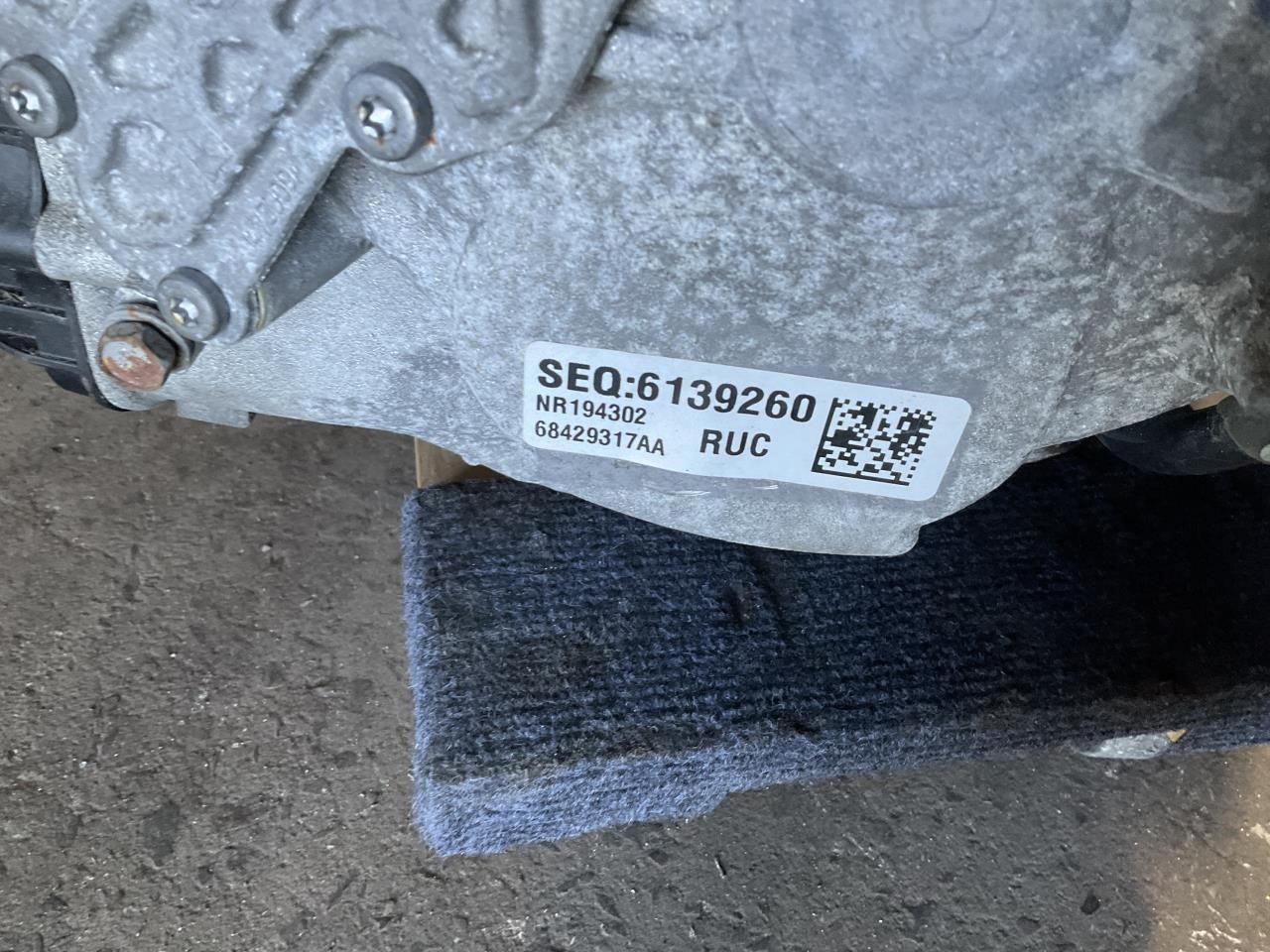 20-22 Chrysler Pacifica 3.6L FWD AT Automatic Transmission Assy T