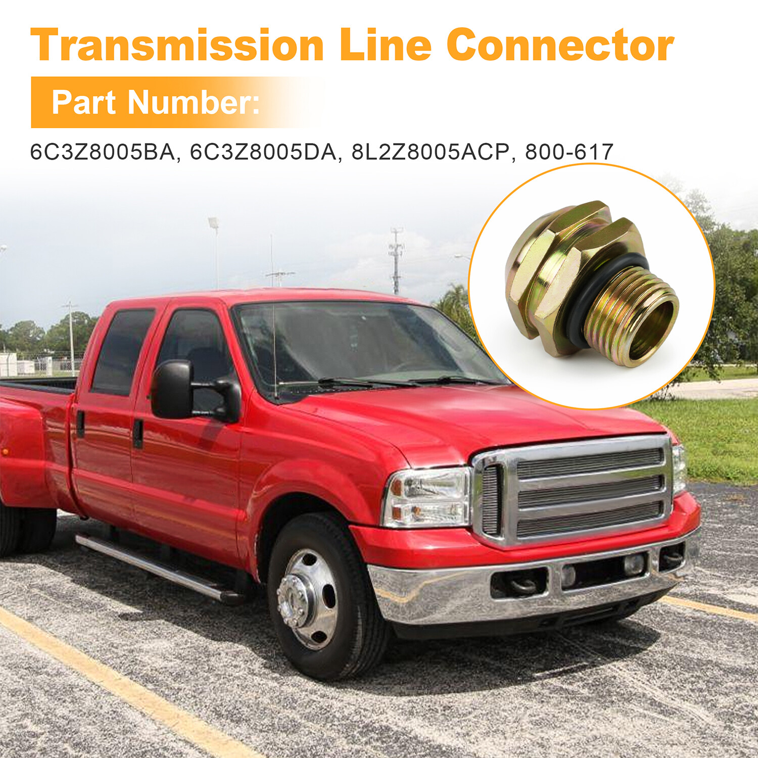 Automatic Transmission Cooler Line Connector Kit for 2007-2010 Ford Explorer