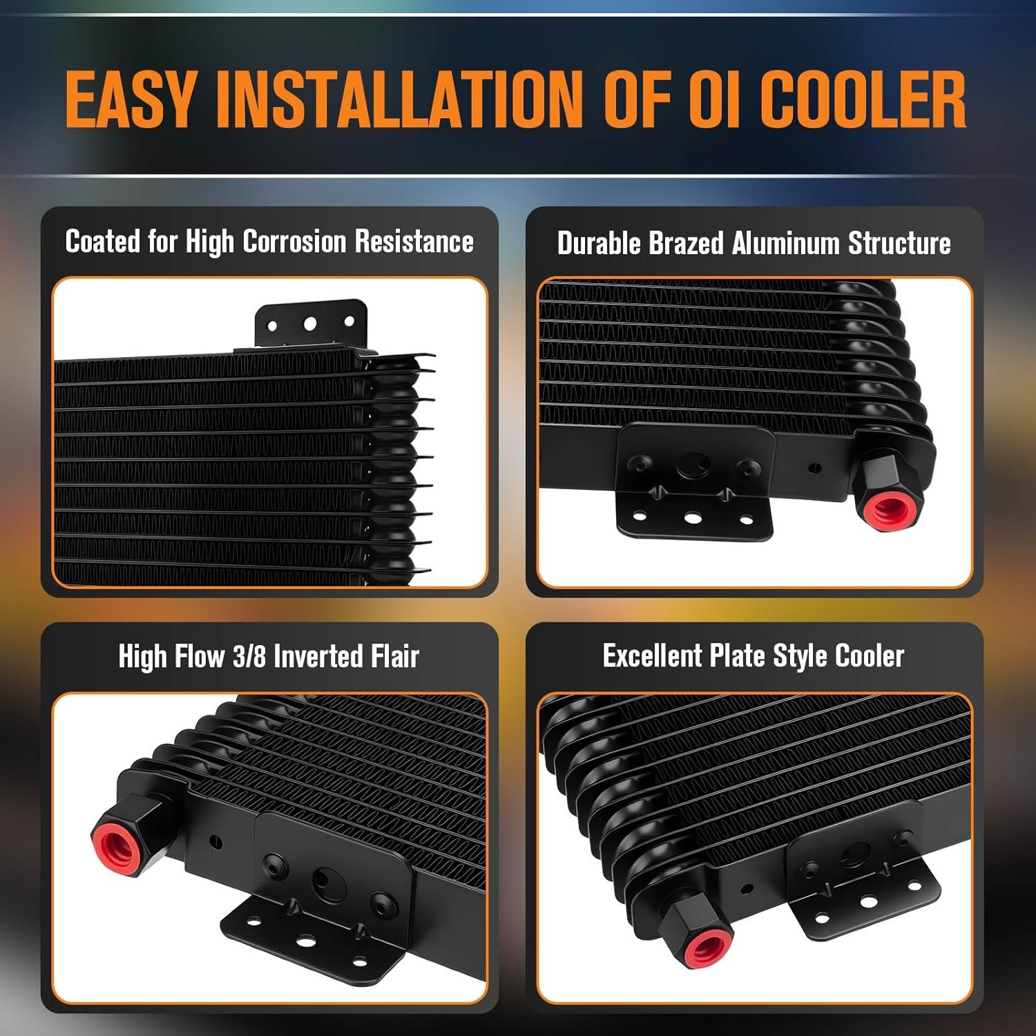 40K Transmission Oil Cooler For Tru Cool Low Pressure Drop GVW Max 40K LPD47391
