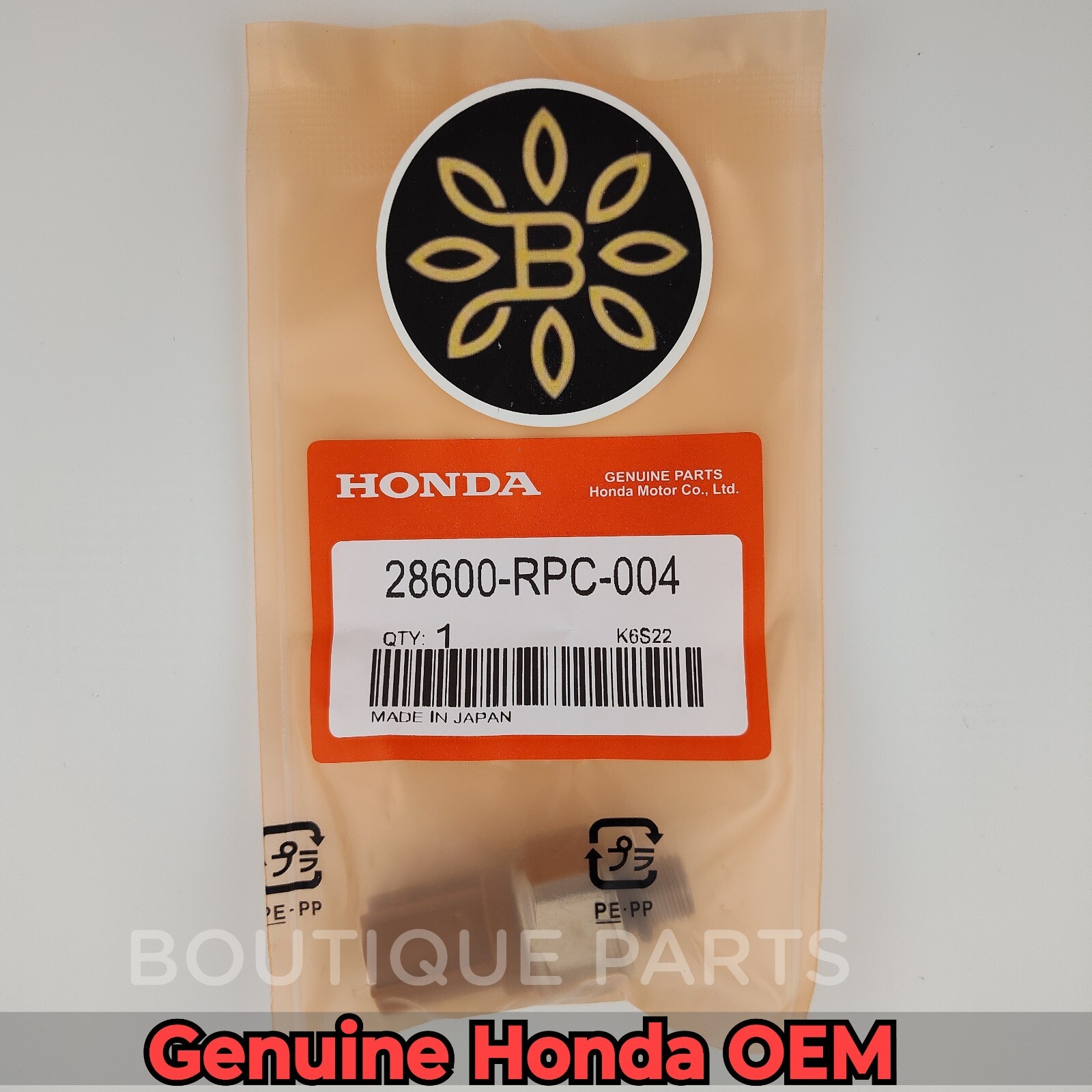 Genuine OEM Oil Pressure Switch Sensor 28600-RPC-004 Transmission Auto for Honda