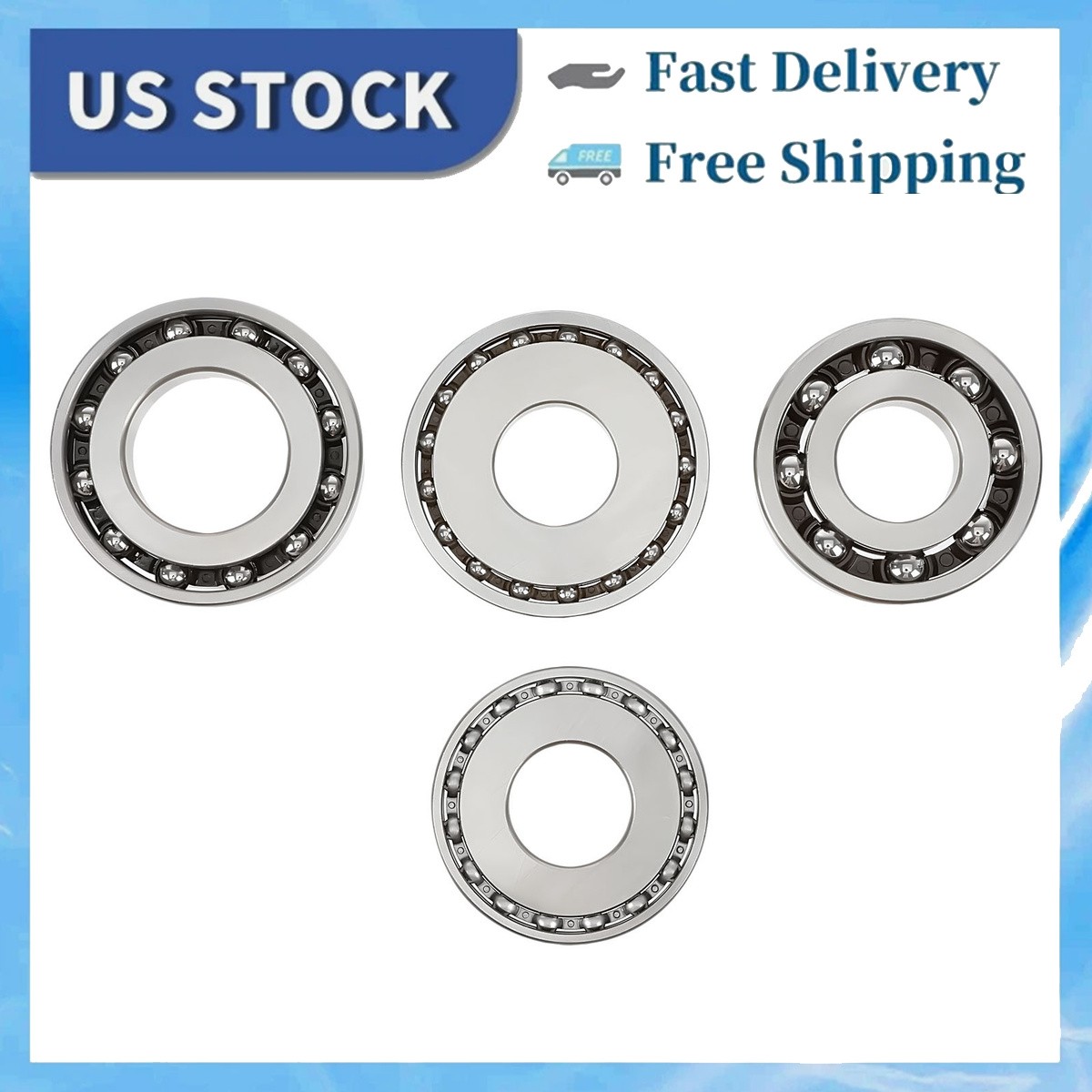 K114 CVT Auto Pulley Bearing Kit 4PCS Front Steel for Toyota Lexus B37Z-15UR